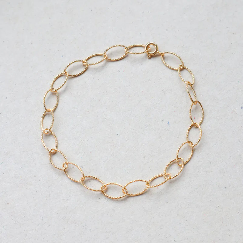 Silver Plated/閃銀系列 - 光刻圓鍊手鍊 6