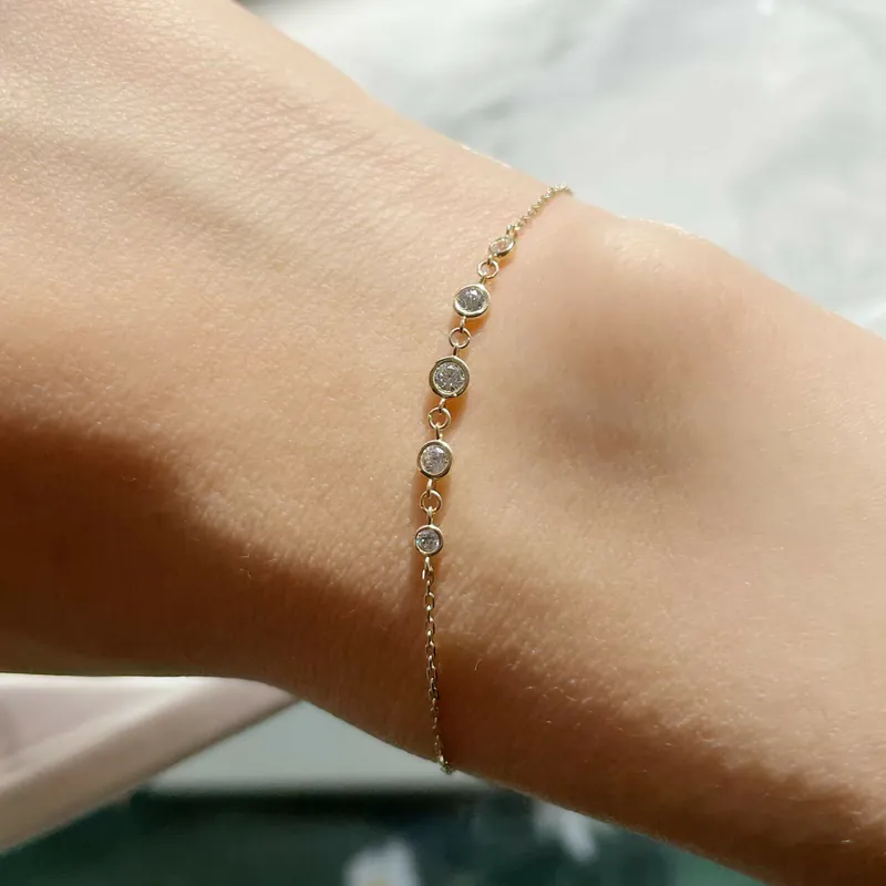 Silver Plated/閃耀淚光手鍊 5