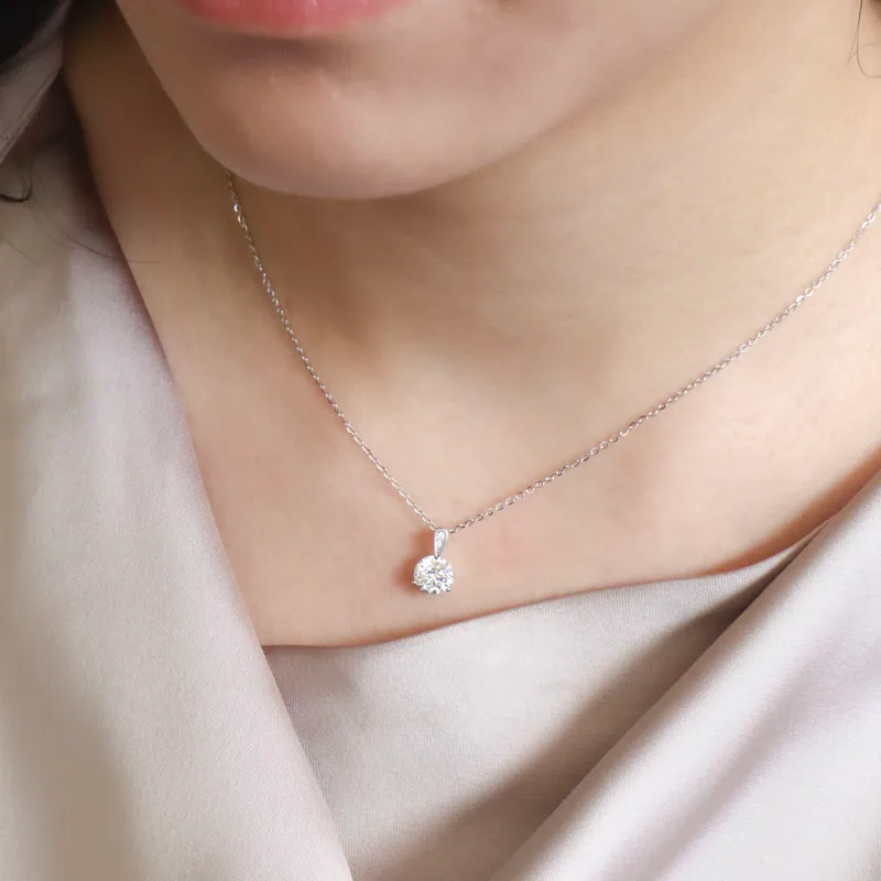 Silver Plated/純粹片刻．莫桑鑽項鍊 2