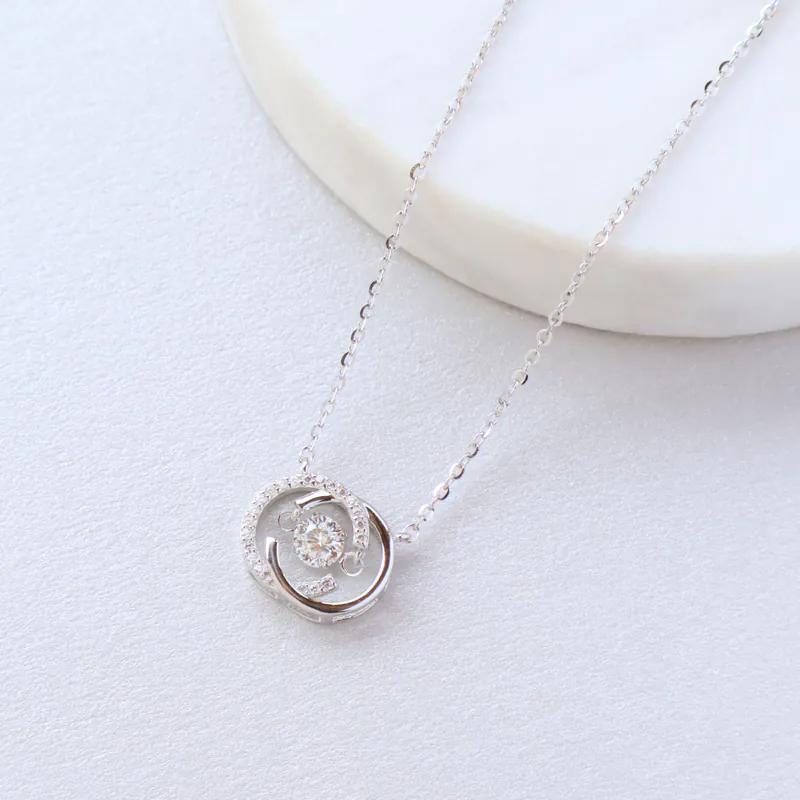 Silver Plated/閃耀瞬刻．莫桑鑽項鍊 2